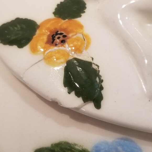 1980's Rare poss Haydee Scull Oversize Frog pottery pieces signed - Picture 10 of 14